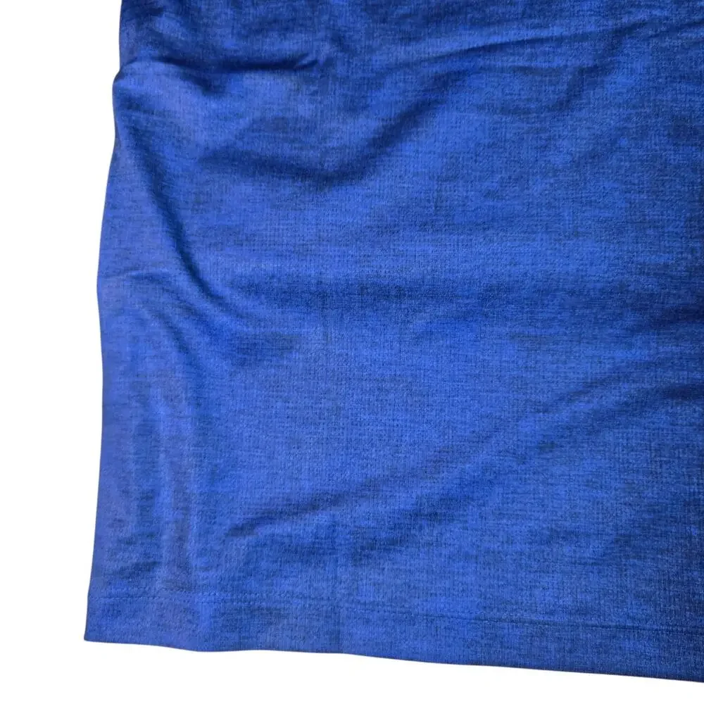 NWT Nike Golf Dri-FIT Heathered Royal Blue Polo Golf Shirt Men's Size XXL Aevex